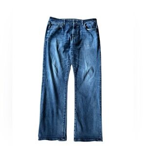 American Eagle Original Boot Jeans Men 33X32 Extreme Flex Denim Distressed